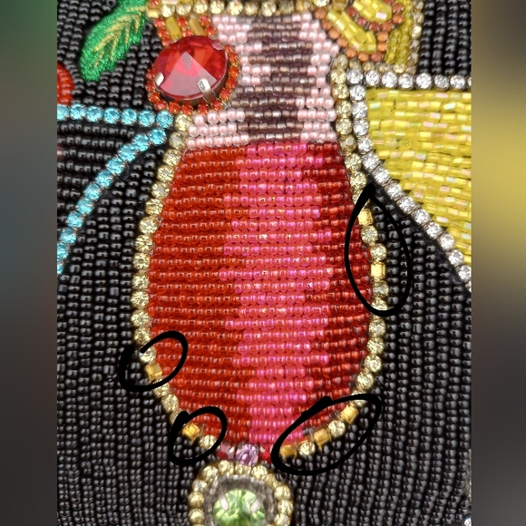 Mary Frances Drinks on Me Beaded Cocktail Bag - Picture 6 of 16